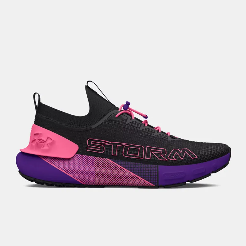 Chaussure de course Under Armour HOVR™ Phantom 3 SE Storm - Black/Pink